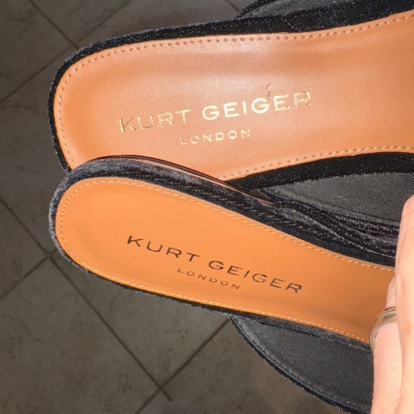 Kurt Geiger crystal bow black mules Size 40.5 - Picture 7 of 7